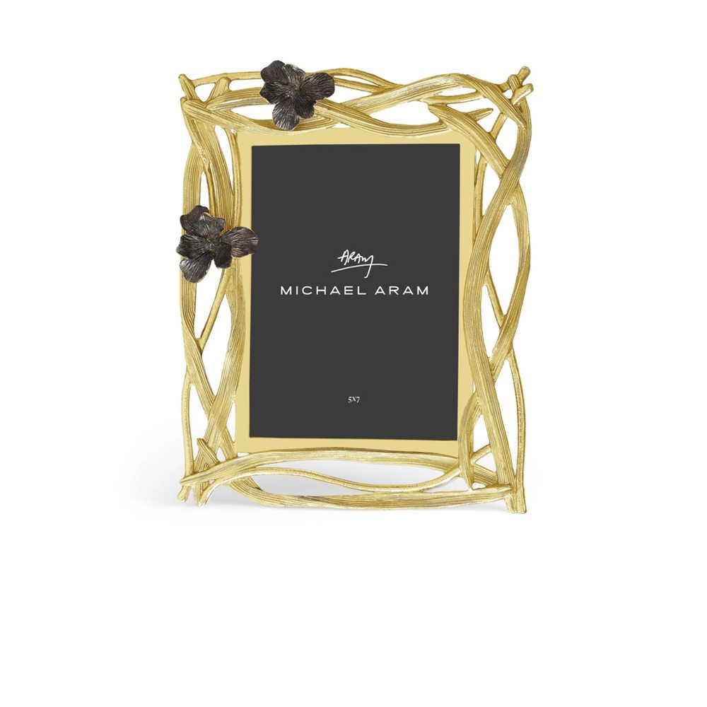 Michael Aram Black Iris Picture Frame 5x7